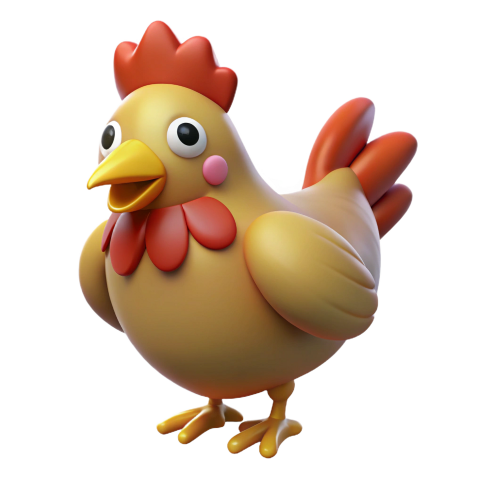 stunning classic A clucking chicken original png