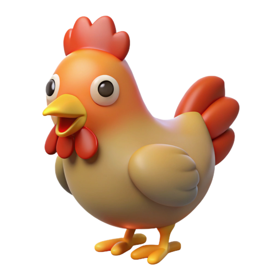 stunning creative A clucking chicken exclusive png