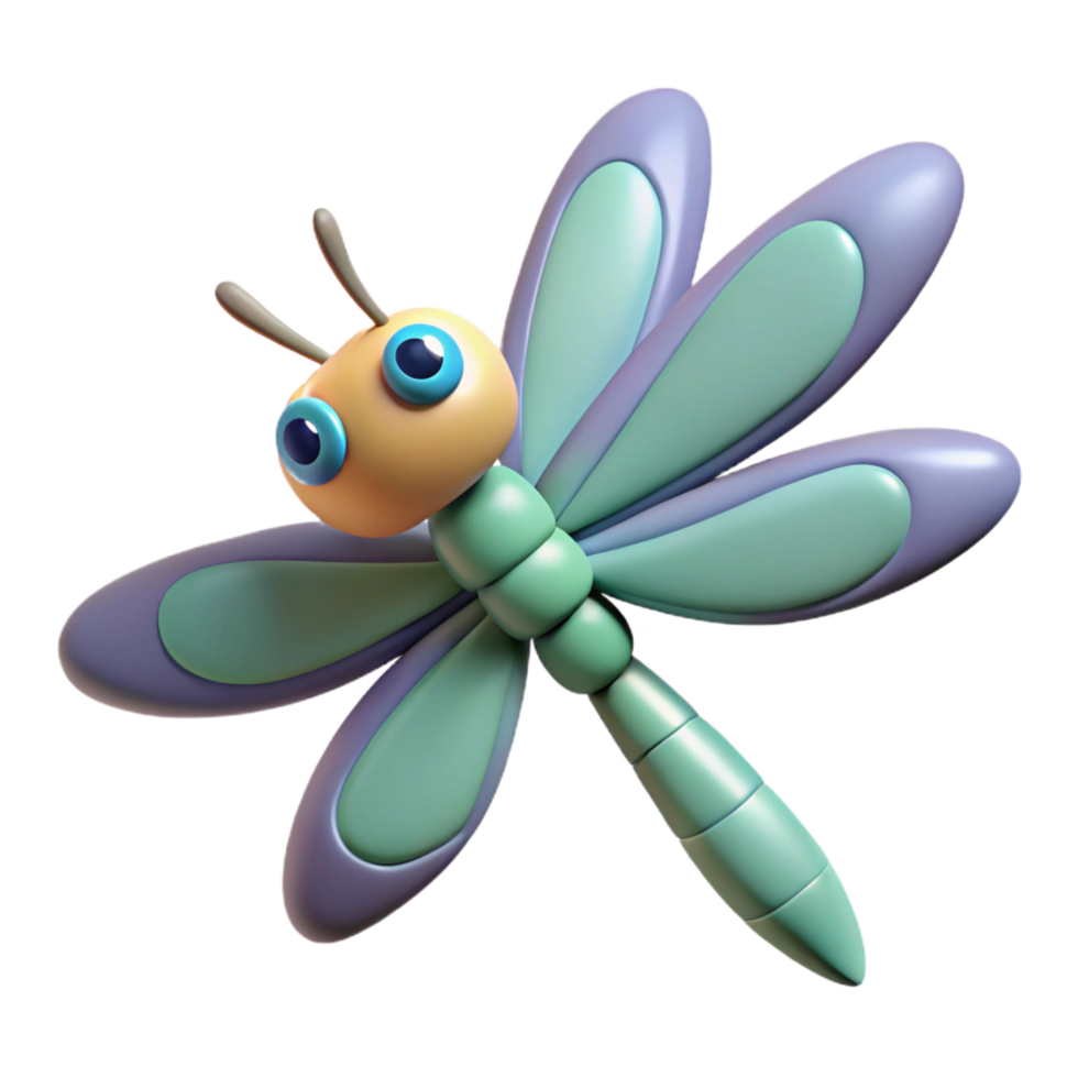 stunning vintage A fluttering dragonfly, exclusive png