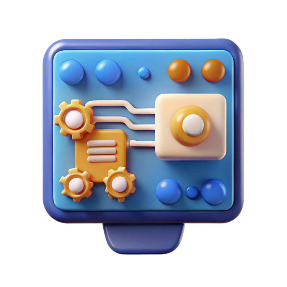 extraordinary rustic Artificial intelligence computer interface premium png