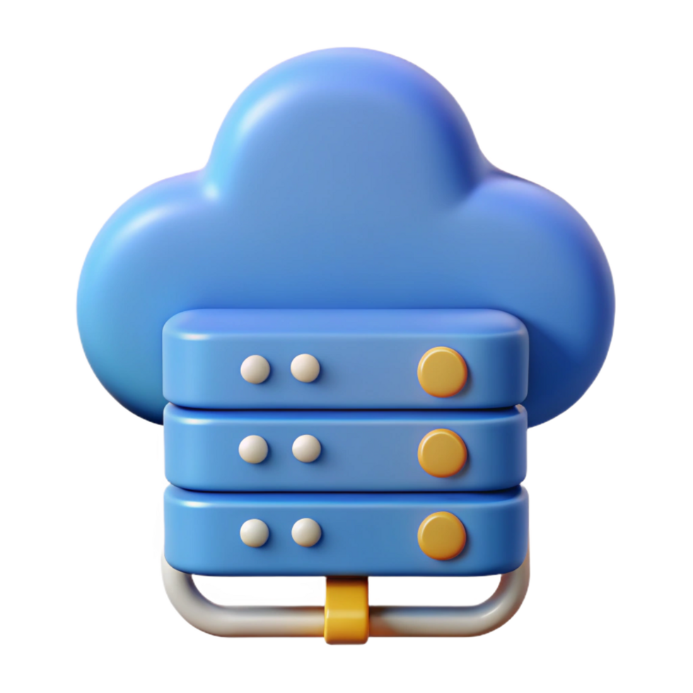 impressive classic Cloud computing server icon original png
