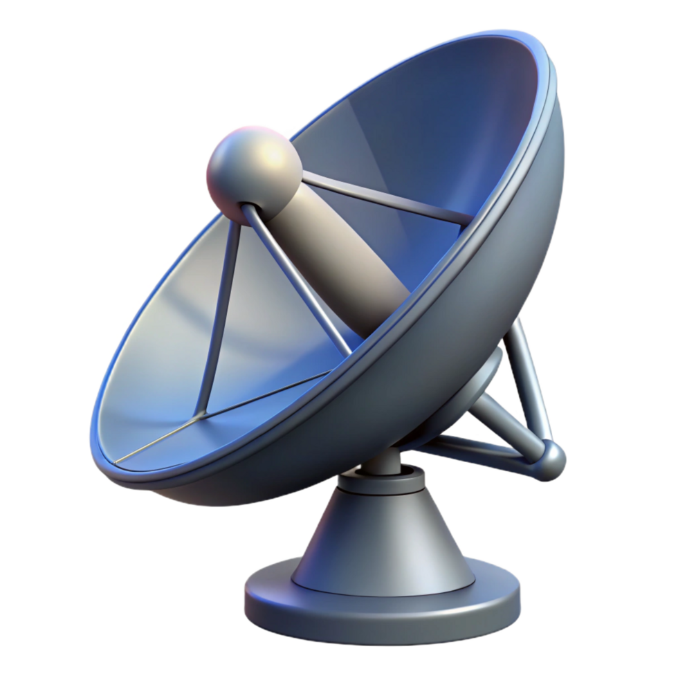 magnificent vintage Satellite dish genuine png