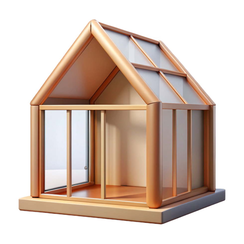 vibrant creative Tiny house frame exclusive png