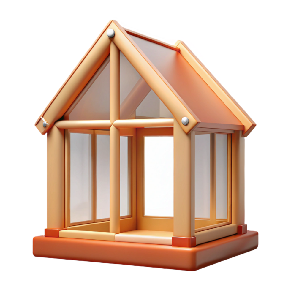 wonderful abstract Tiny house frame authentic png