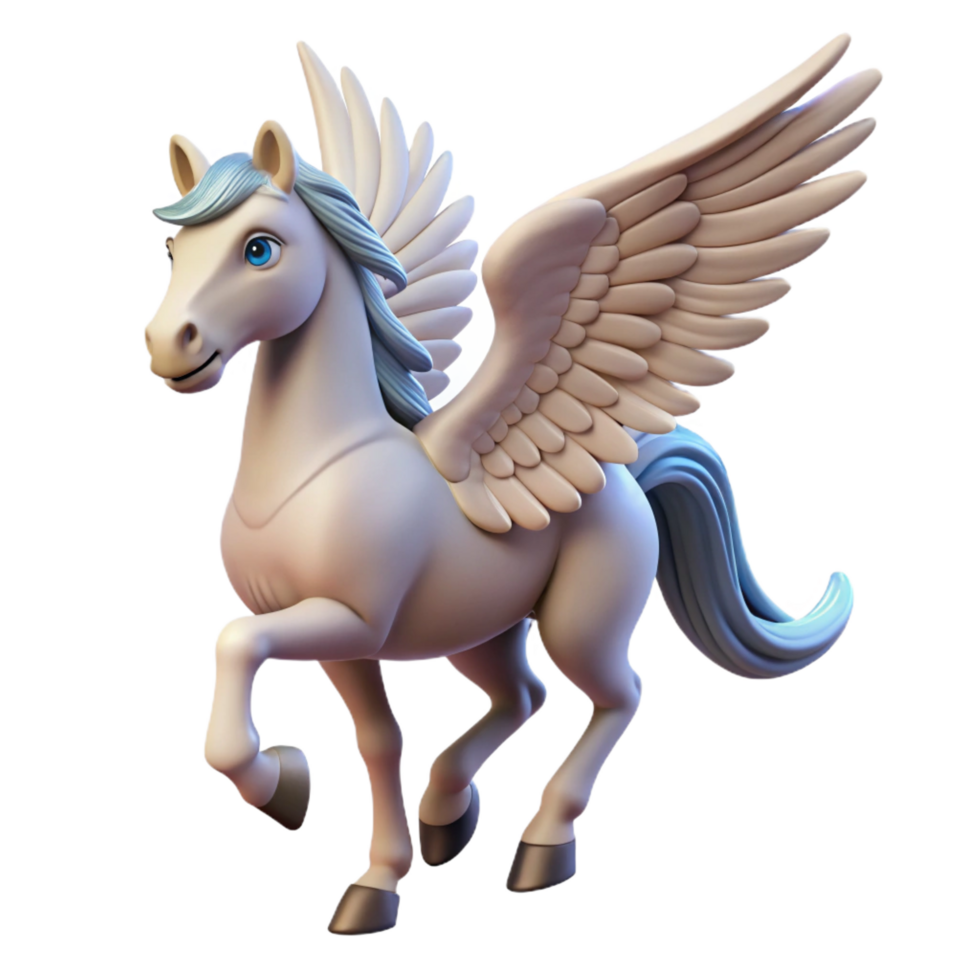 beautiful creative Pegasus, winged horse 4K png
