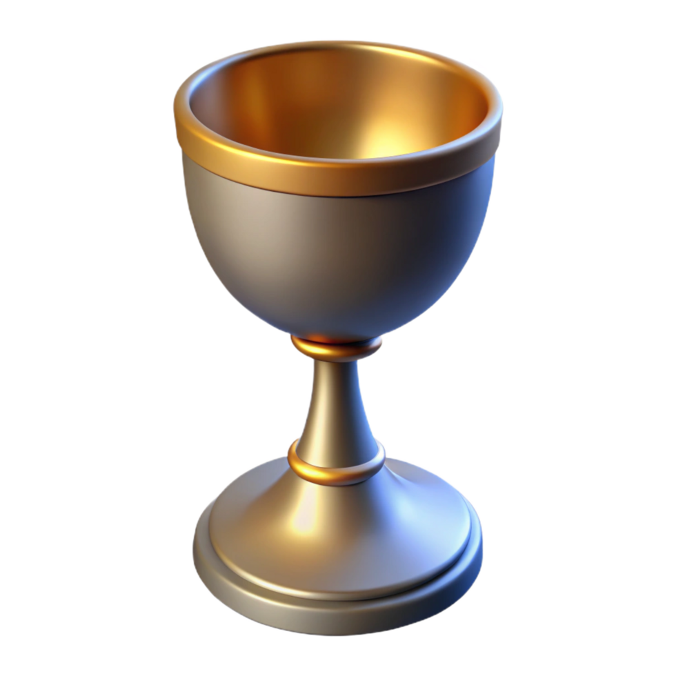 vibrant vintage Holy Grail, cup of the Last Supper detailed png