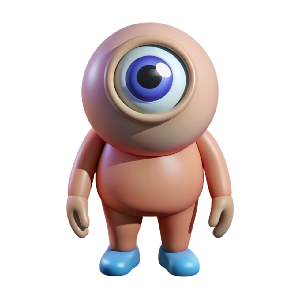 stunning rustic Cyclops, one-eyed giant genuine png