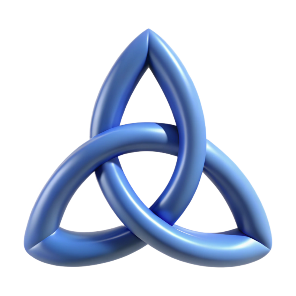 extraordinary modern Triquetra symbol professional png