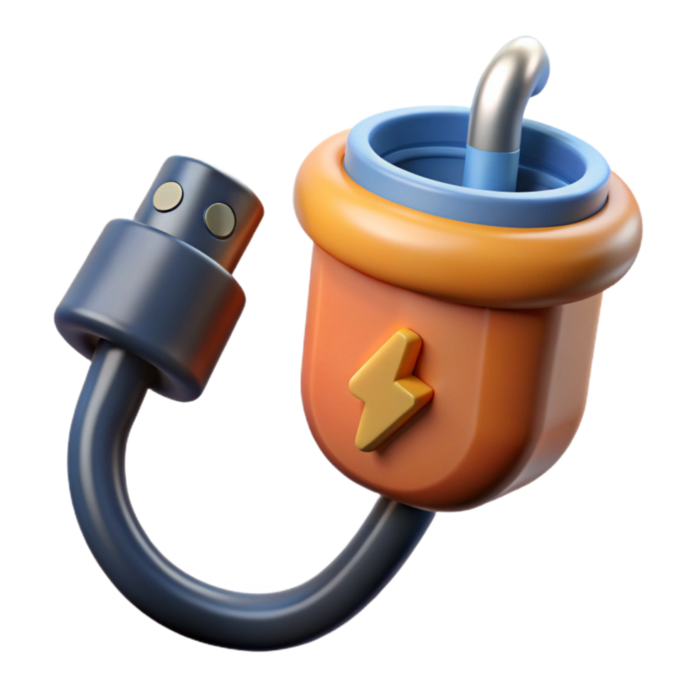 dramatic rustic An electric car charging cable genuine png
