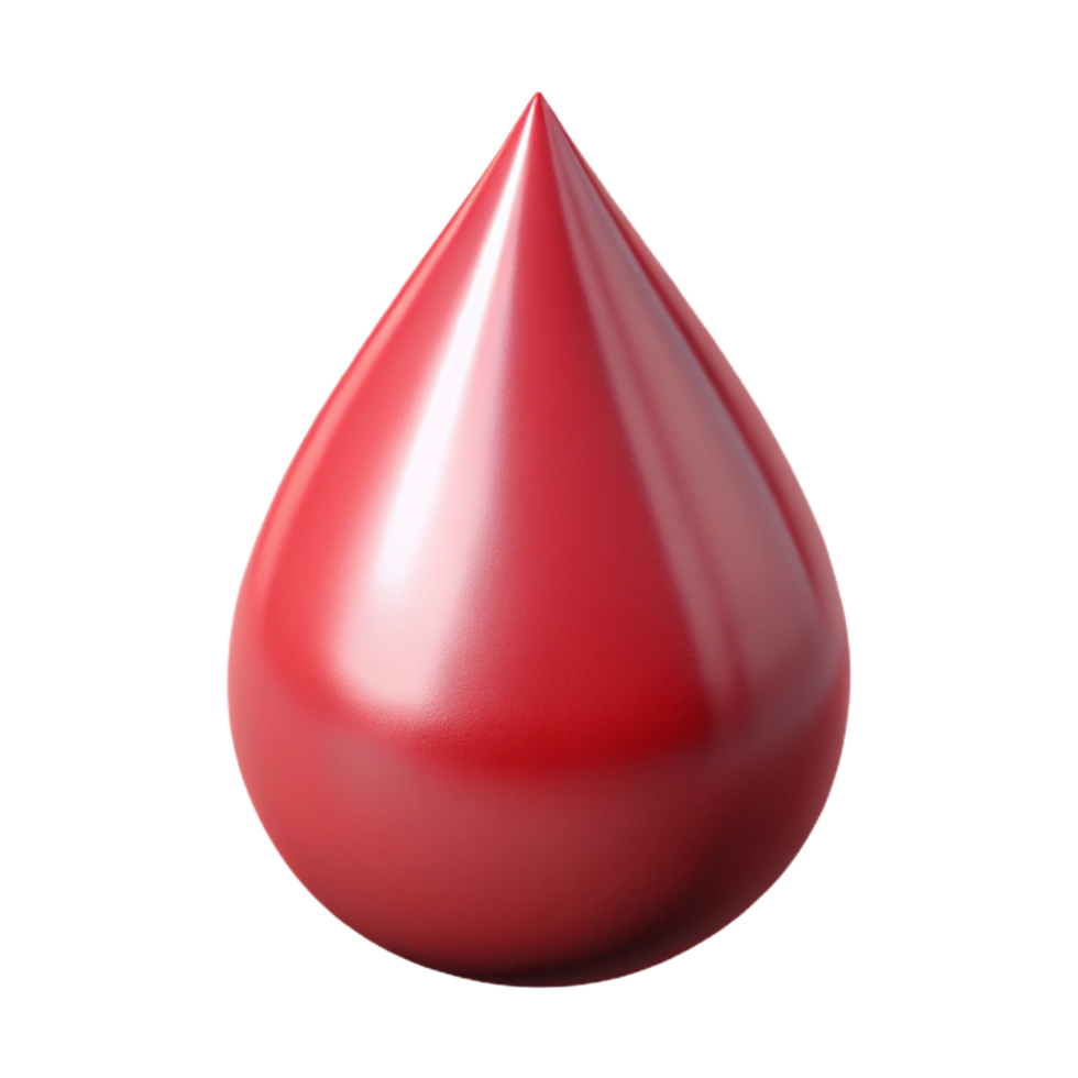 elegant contemporary A single, dripping blood drop professional png