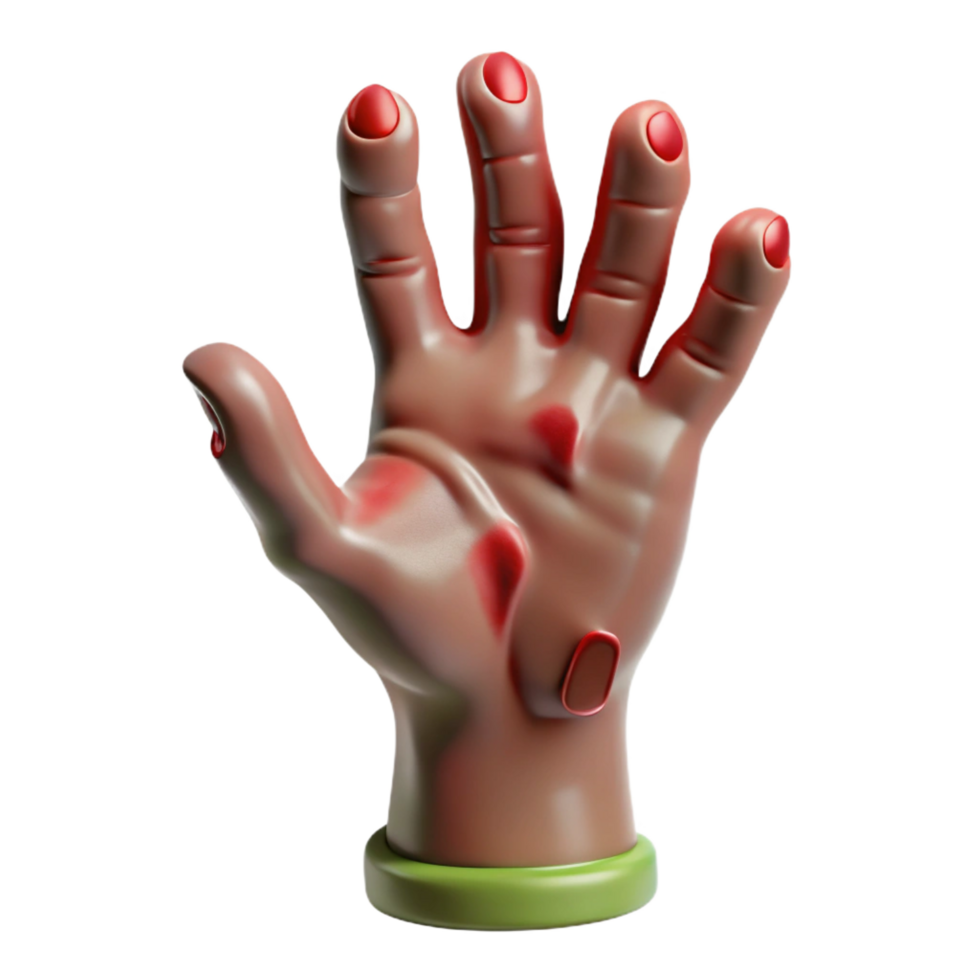 impressive contemporary A scary, realistic zombie hand authentic png