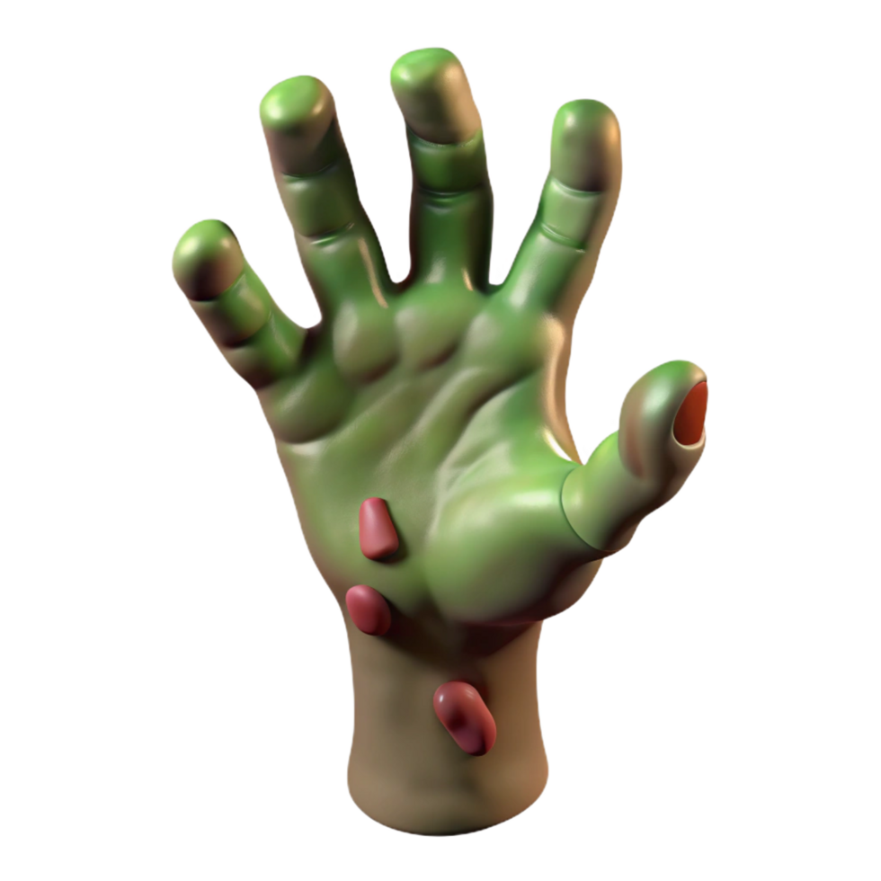 wonderful artistic A scary, realistic zombie hand high resolution png
