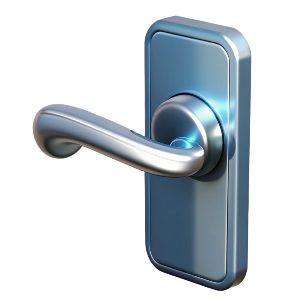 vibrant minimalist Door handle for modern architecture, original png