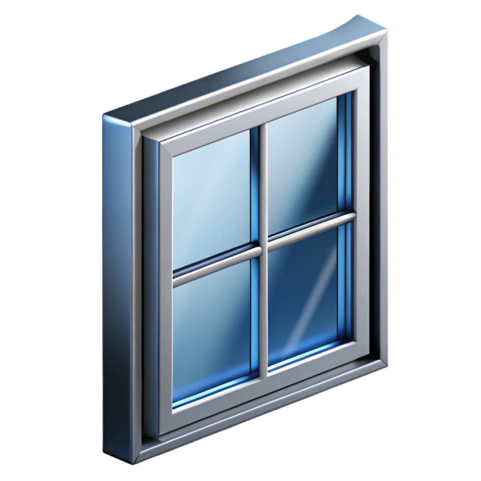 extraordinary abstract Window frame detail, aluminum, original png