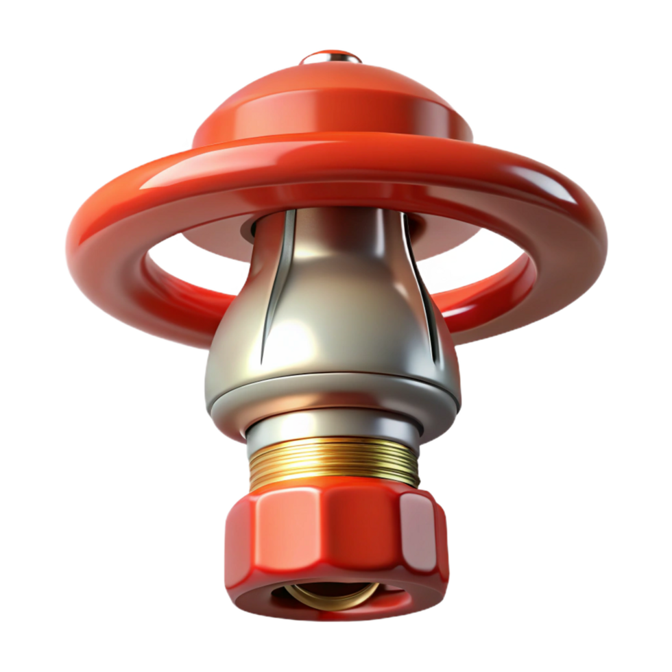 impressive artistic Fire sprinkler head, high resolution png