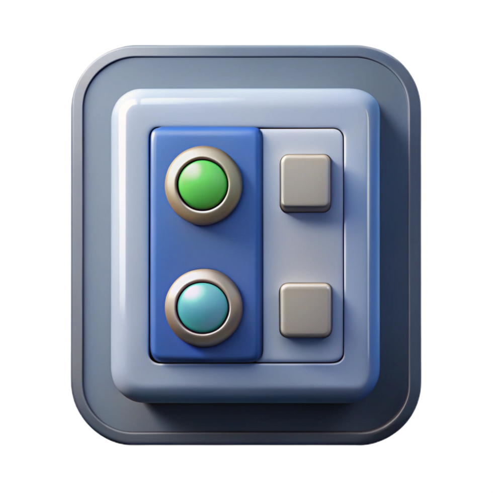 wonderful vintage Elevator button panel, detailed png