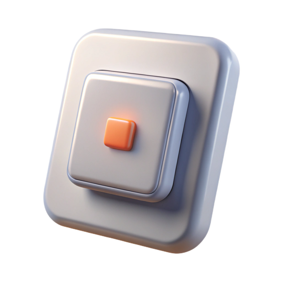 elegant abstract Light switch, modern, exclusive png