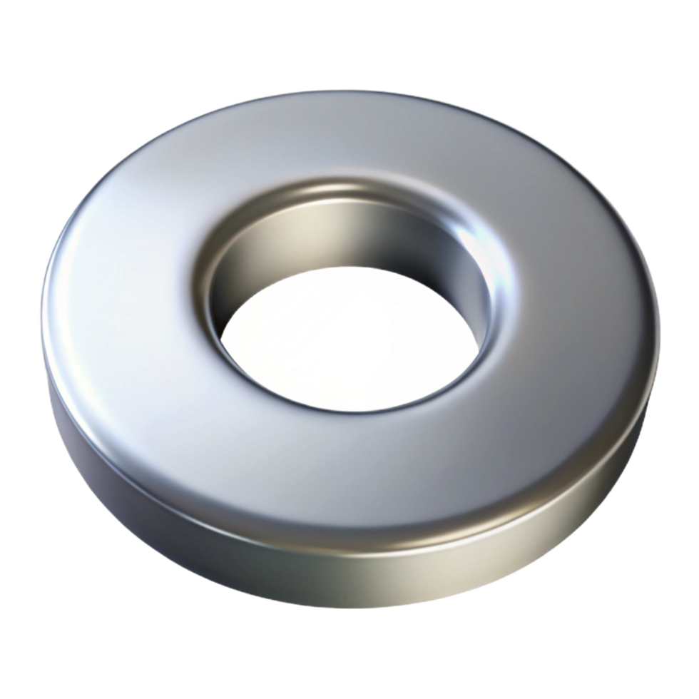 vibrant vintage Washer, metal, 4K png