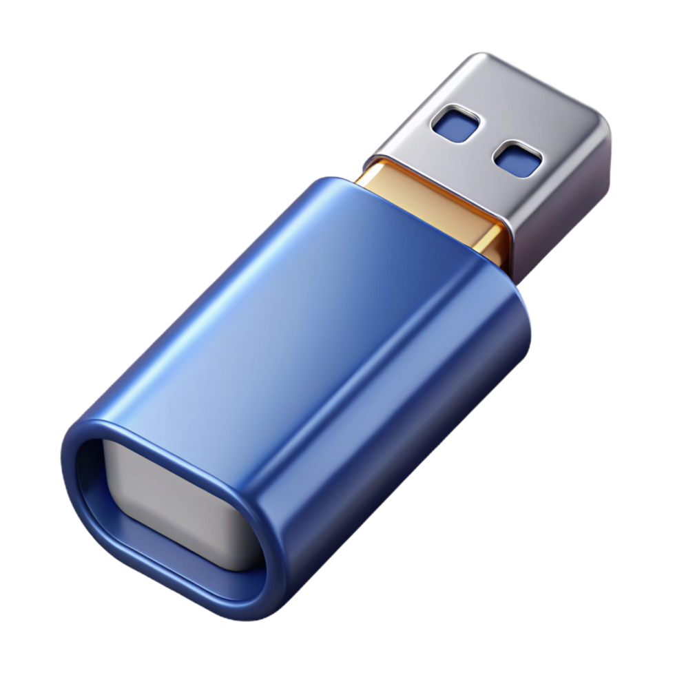 dramatic classic USB flash drive with metal casing authentic png