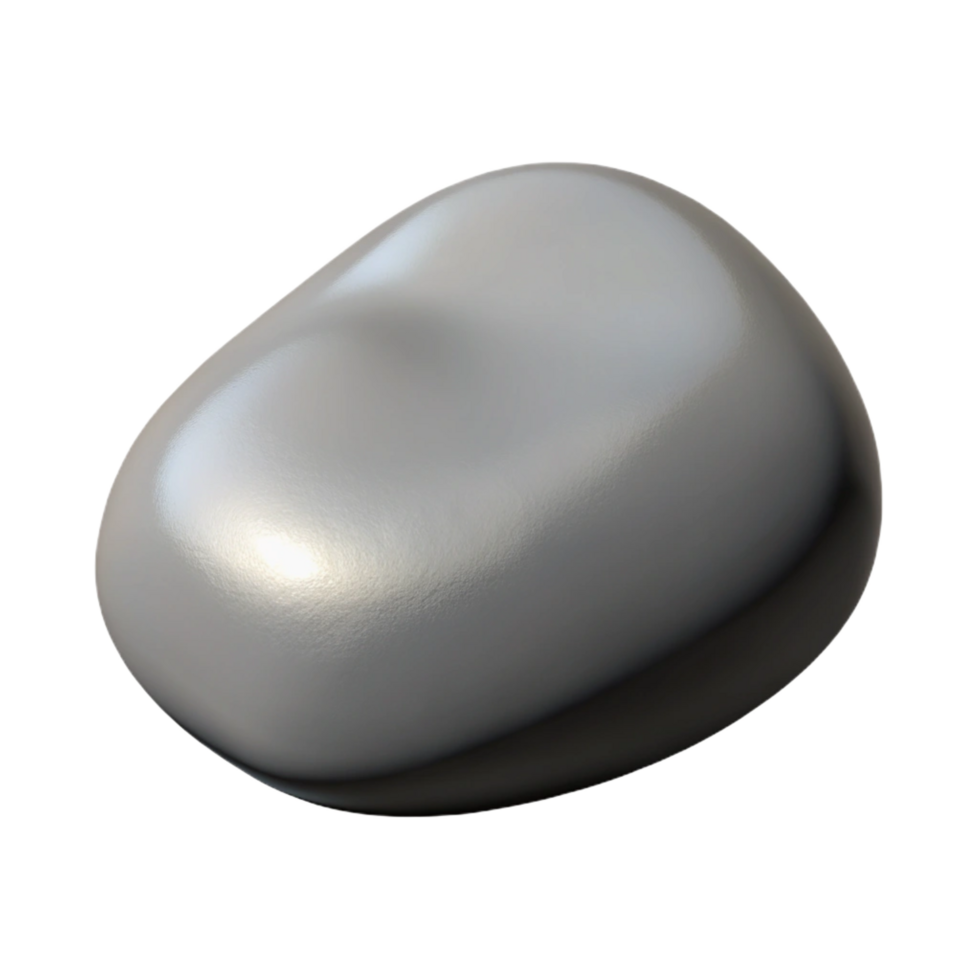 magnificent rustic Smooth gray river stone 4K png
