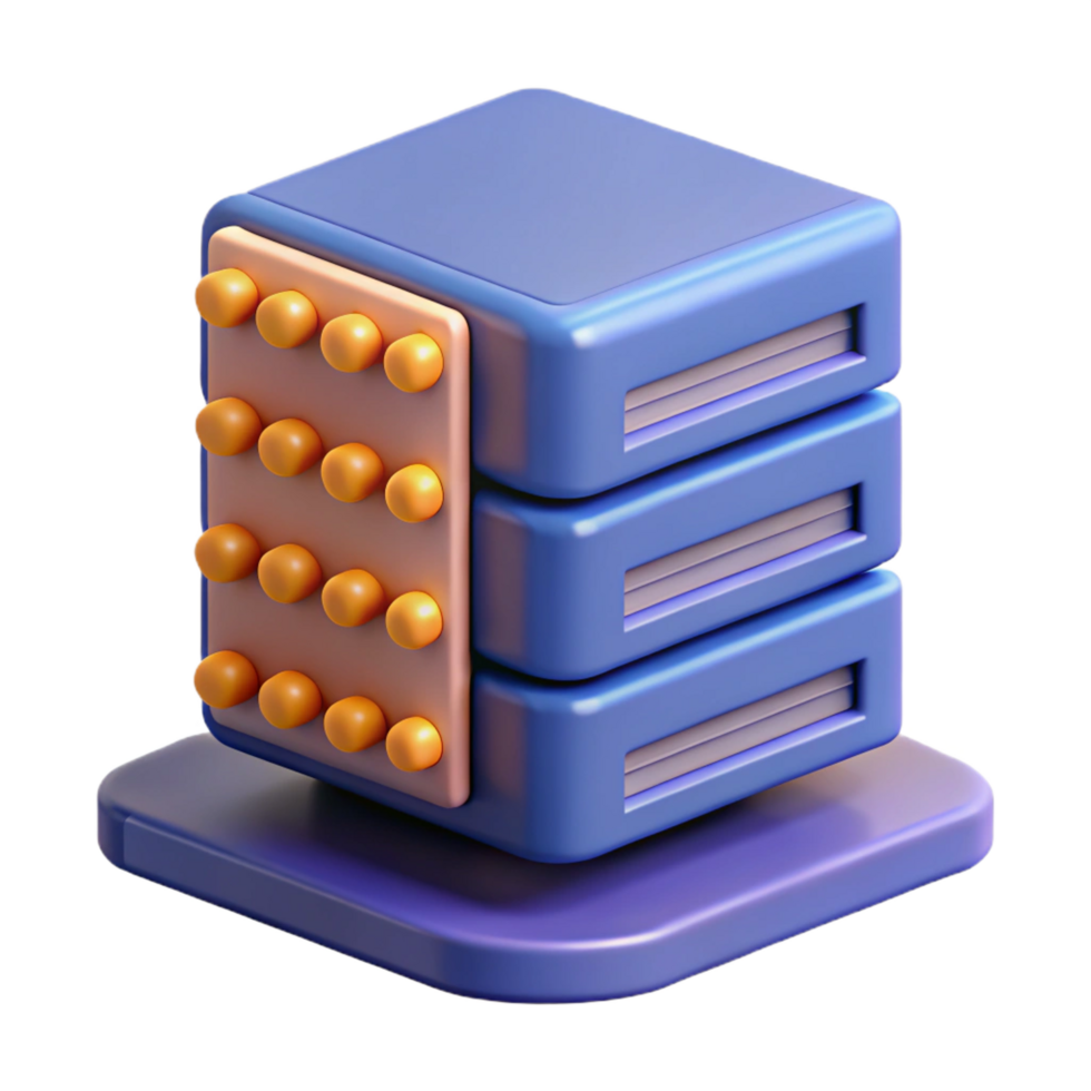 stunning traditional Server rack with multiple servers original png