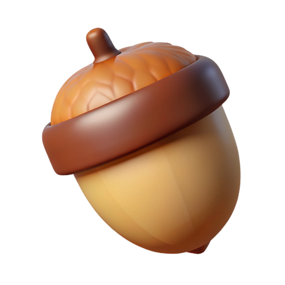 extraordinary artistic Single acorn high quality png