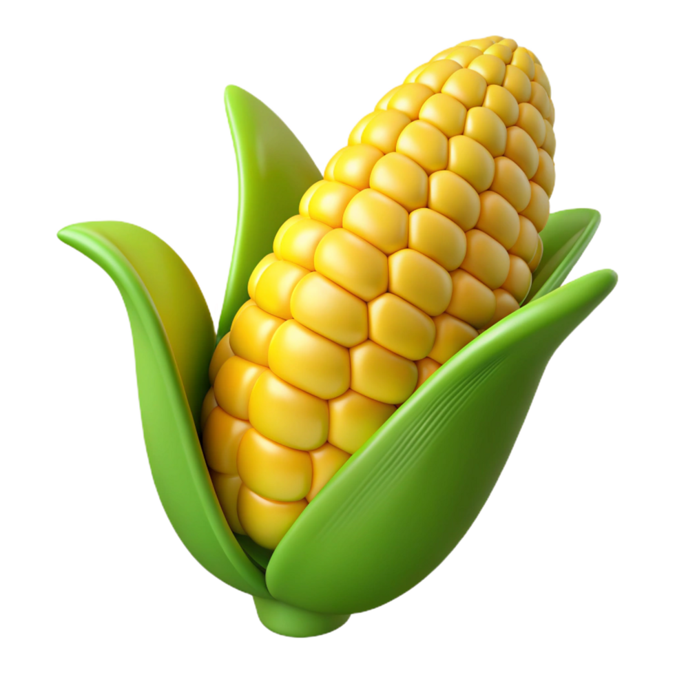 dramatic abstract Ripe ear of corn authentic png