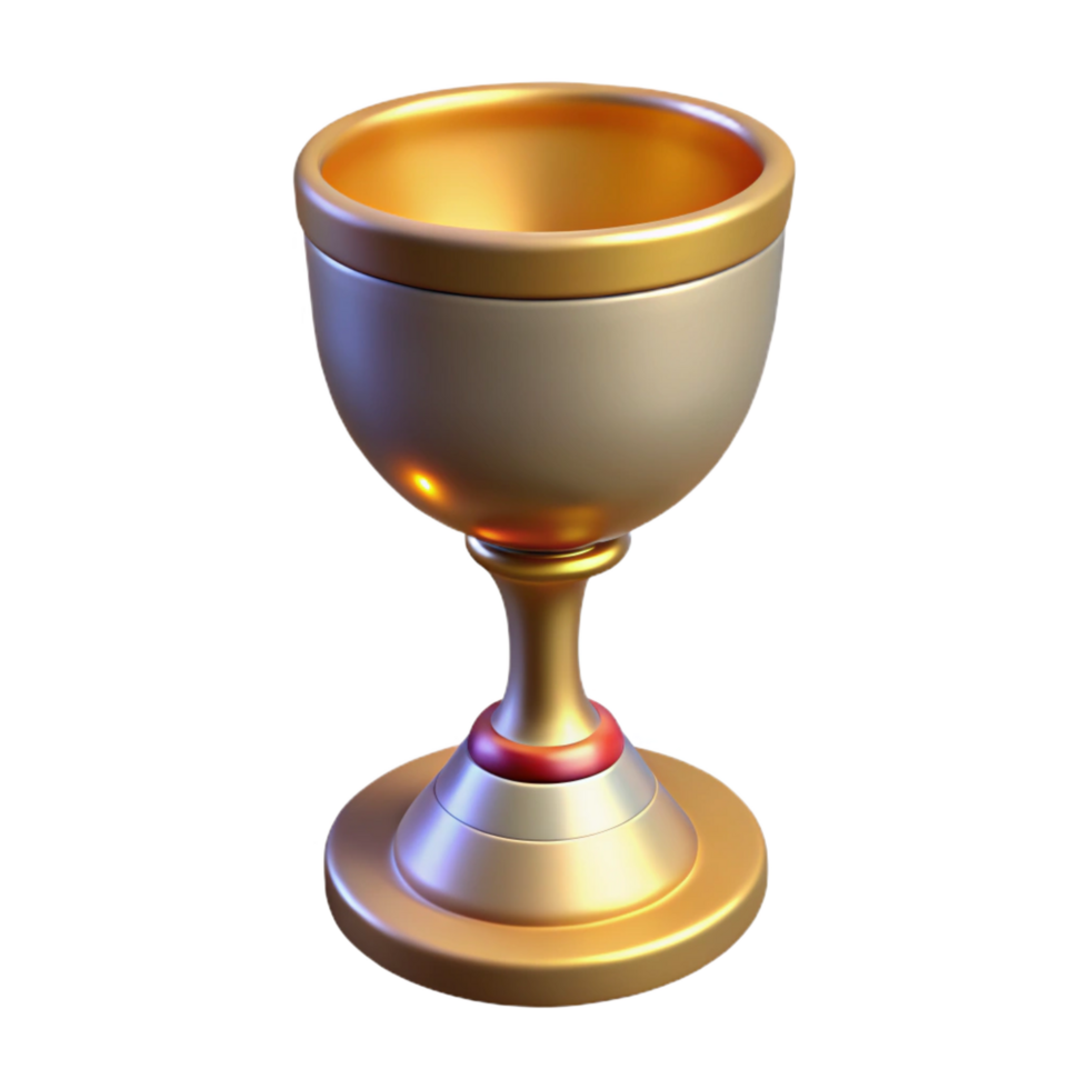 magnificent abstract Holy Grail, Arthurian legend, sacred chalice authentic png
