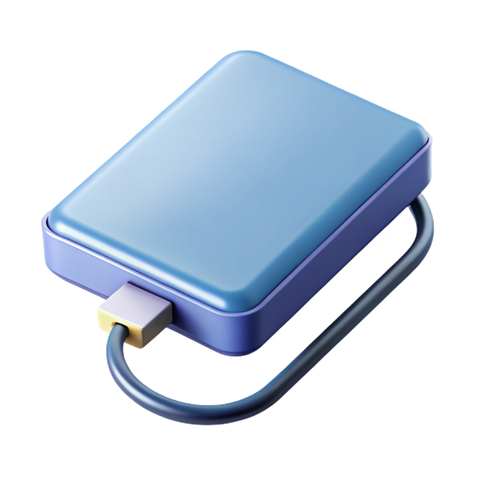 elegant rustic External hard drive, portable original png