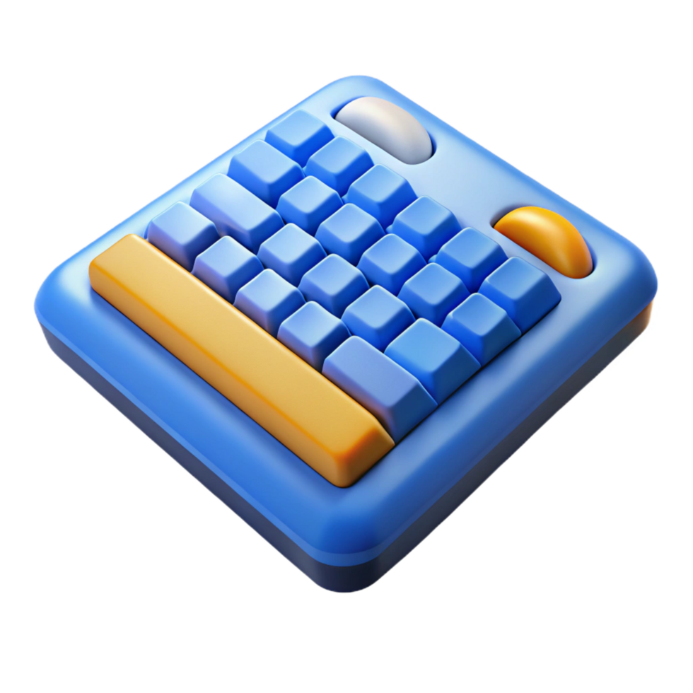 elegant classic Wireless keyboard, ergonomic design authentic png
