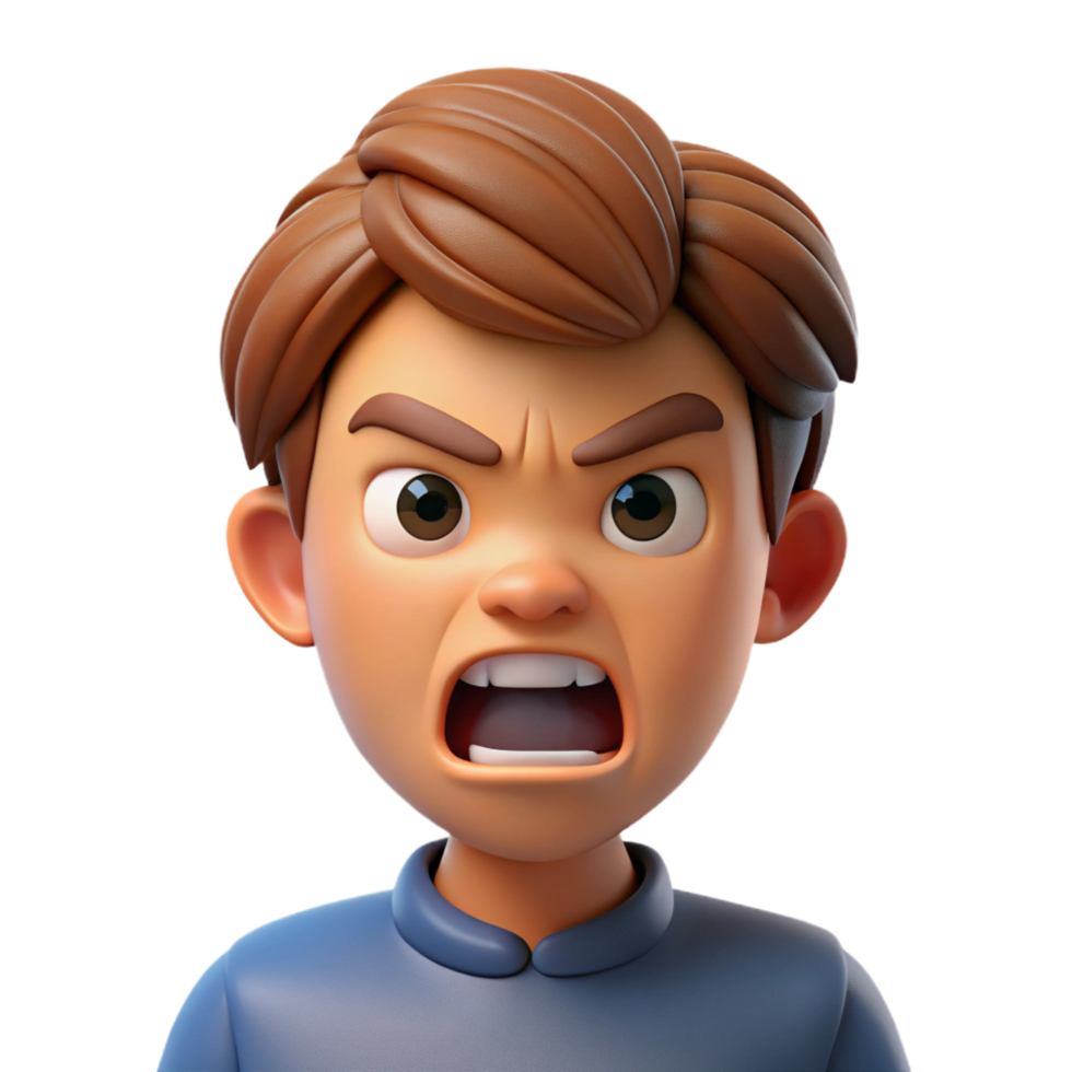 wonderful vintage Angry teenager, frustrated expression, genuine png