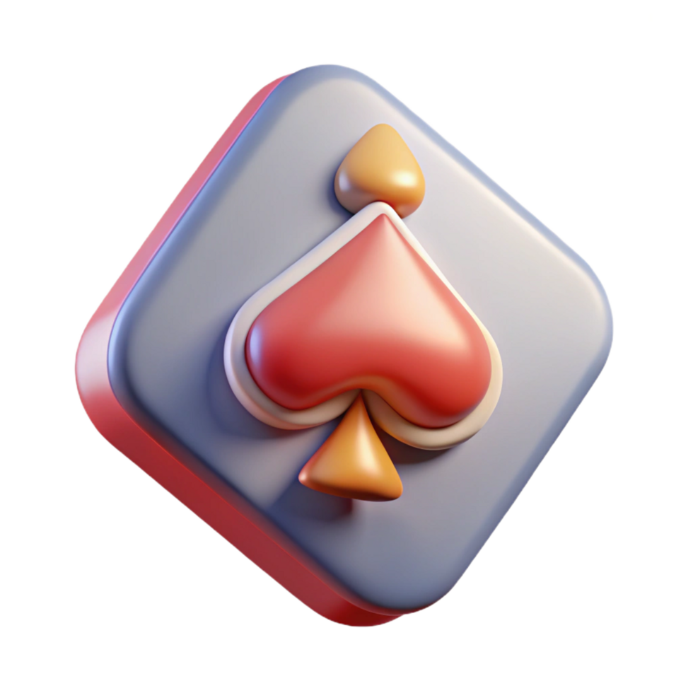 beautiful artistic A single, stylized playing card, the Queen of Spades professional png