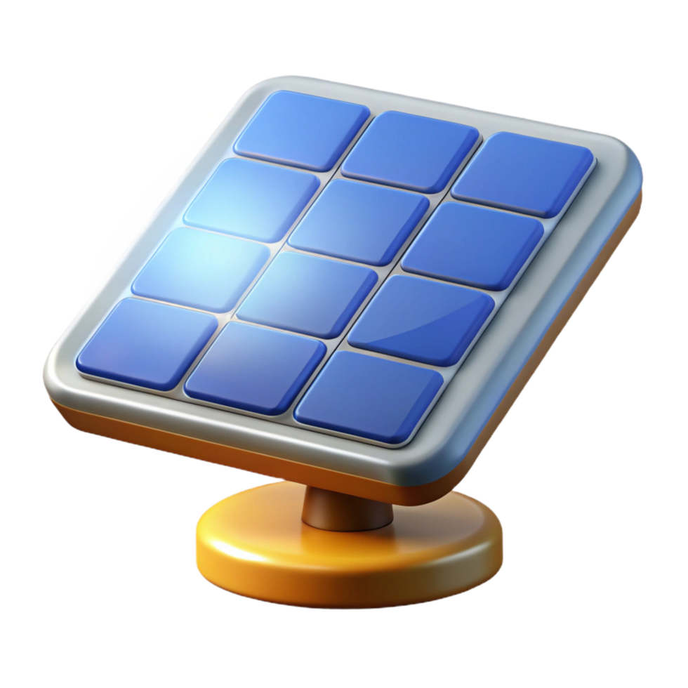 impressive contemporary Solar panel absorbing sunlight high quality png