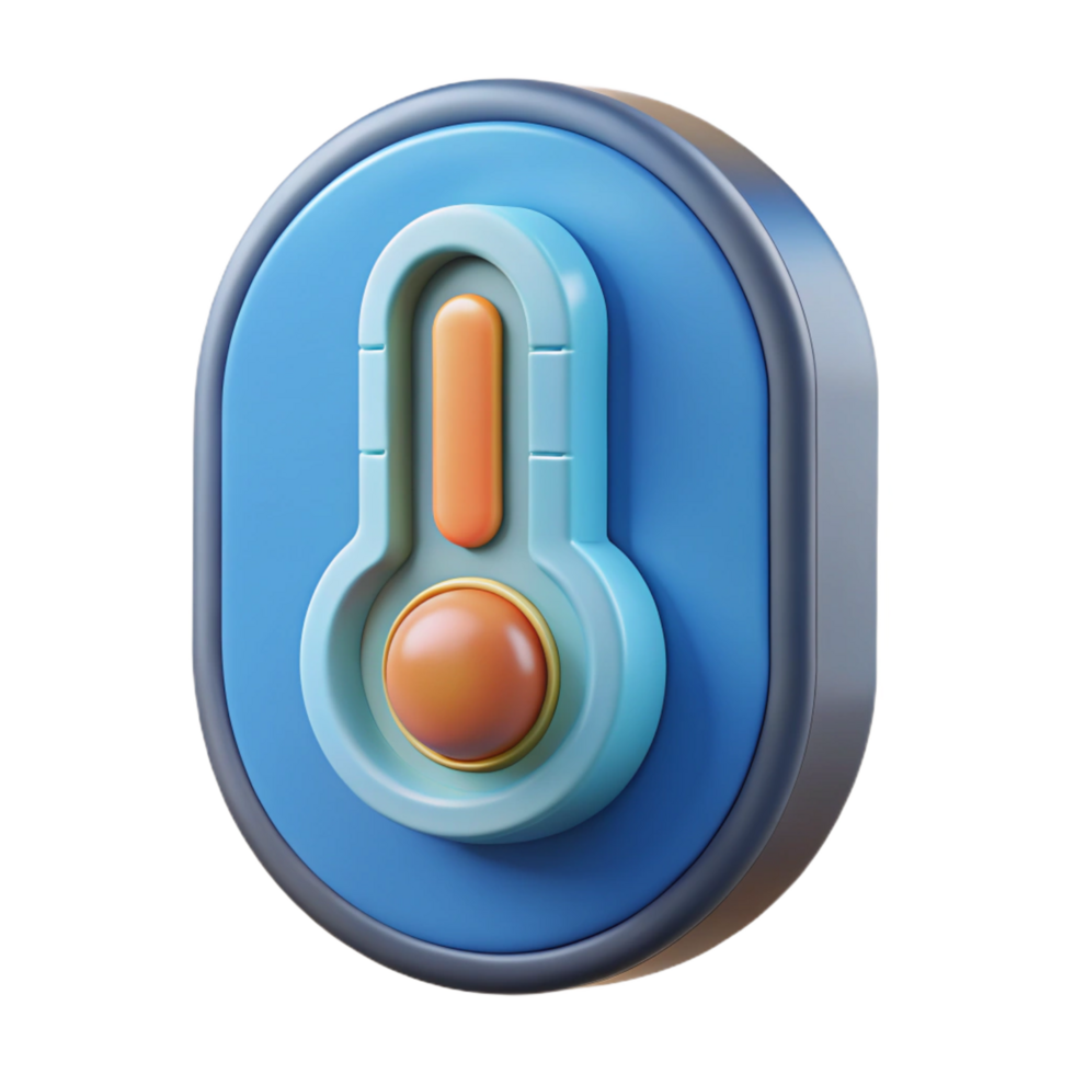 wonderful modern Smart thermostat controlling temperature exclusive png
