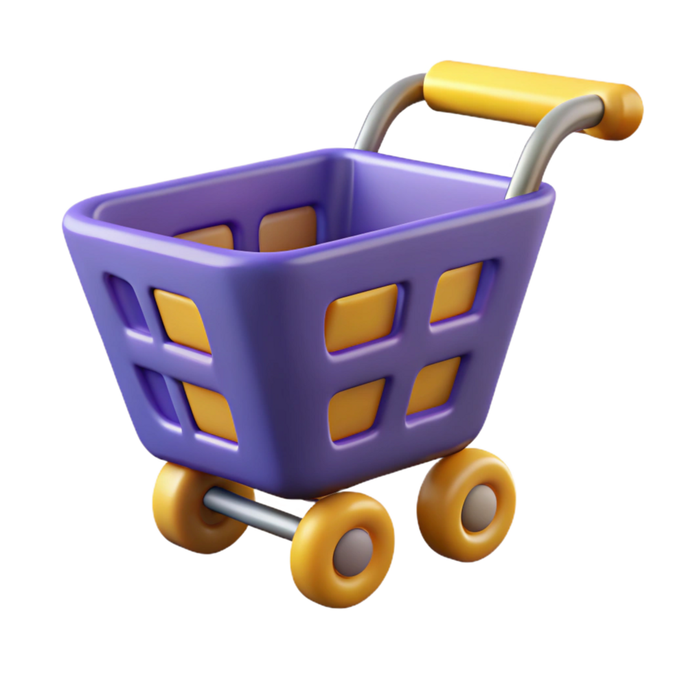 impressive contemporary E-commerce shopping cart icon high quality png