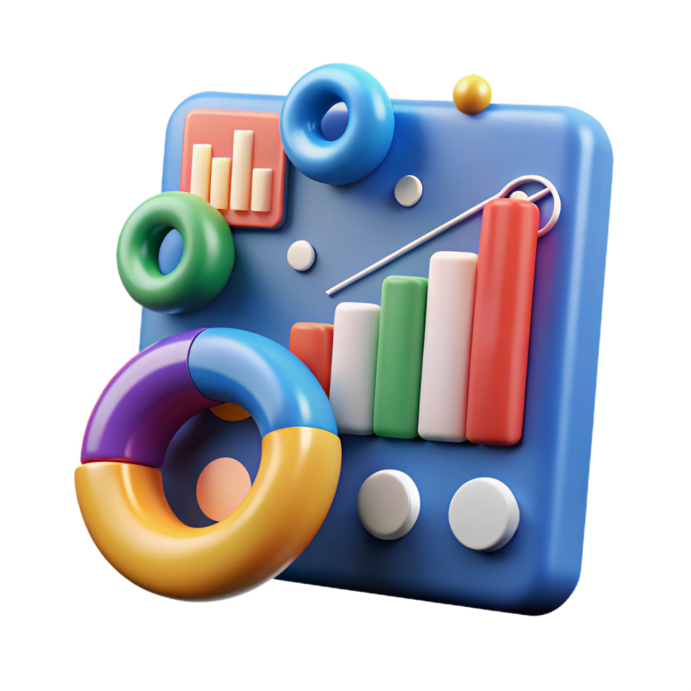 vibrant rustic Digital marketing analytics chart high resolution png