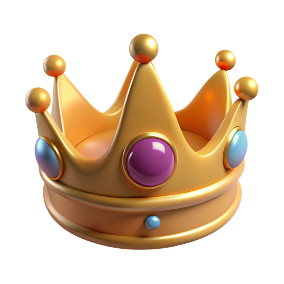 stunning creative A single, jeweled crown, fit for a king high resolution png