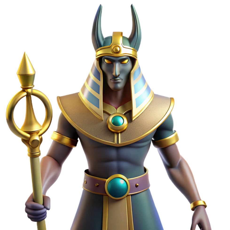 wonderful creative Osiris, Egyptian god of the underworld, professional png