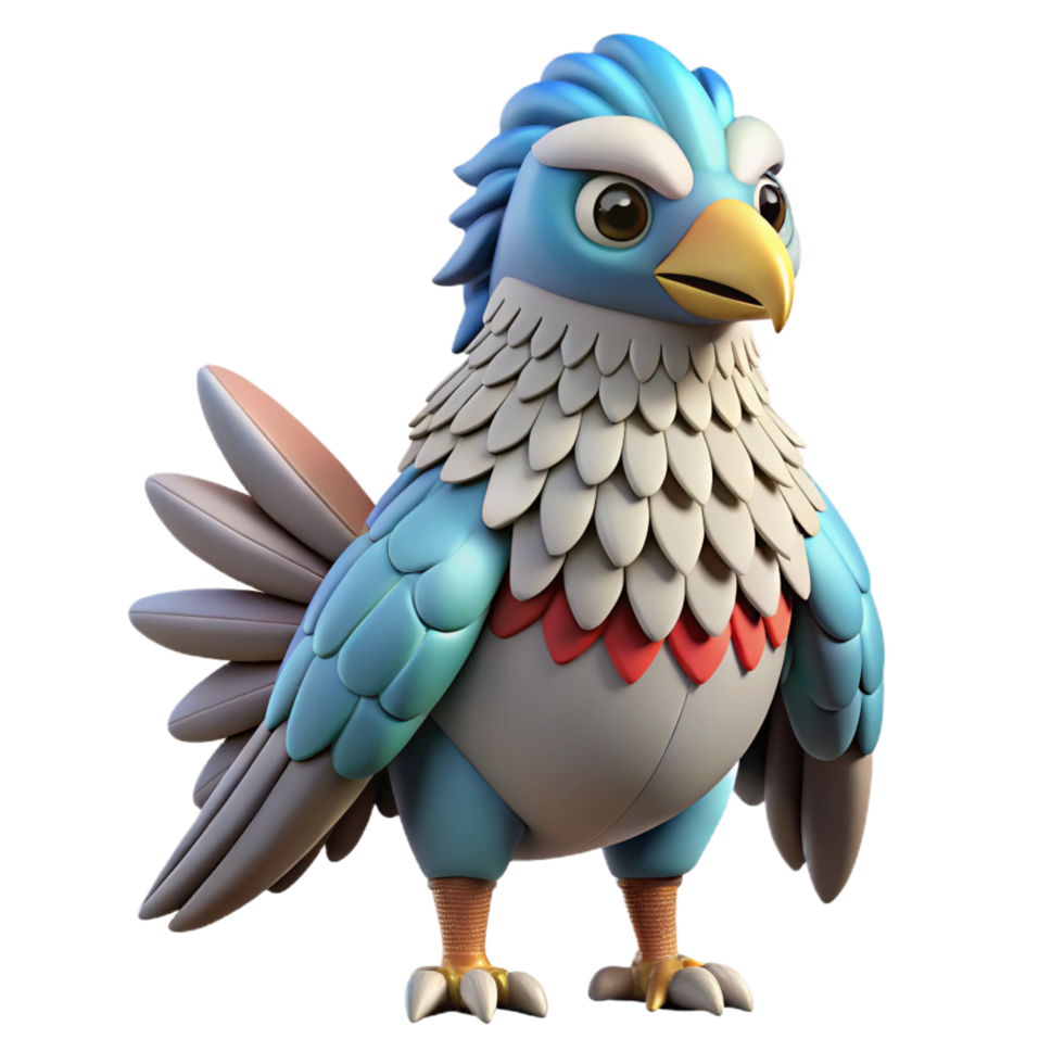 elegant abstract Thunderbird, Native American mythical creature, authentic png