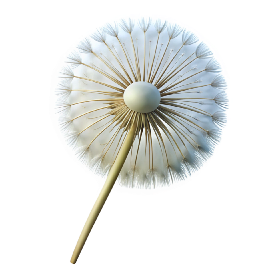 magnificent abstract Single dandelion seed head professional png