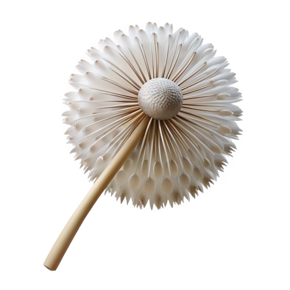 stunning classic Single dandelion seed head high resolution png