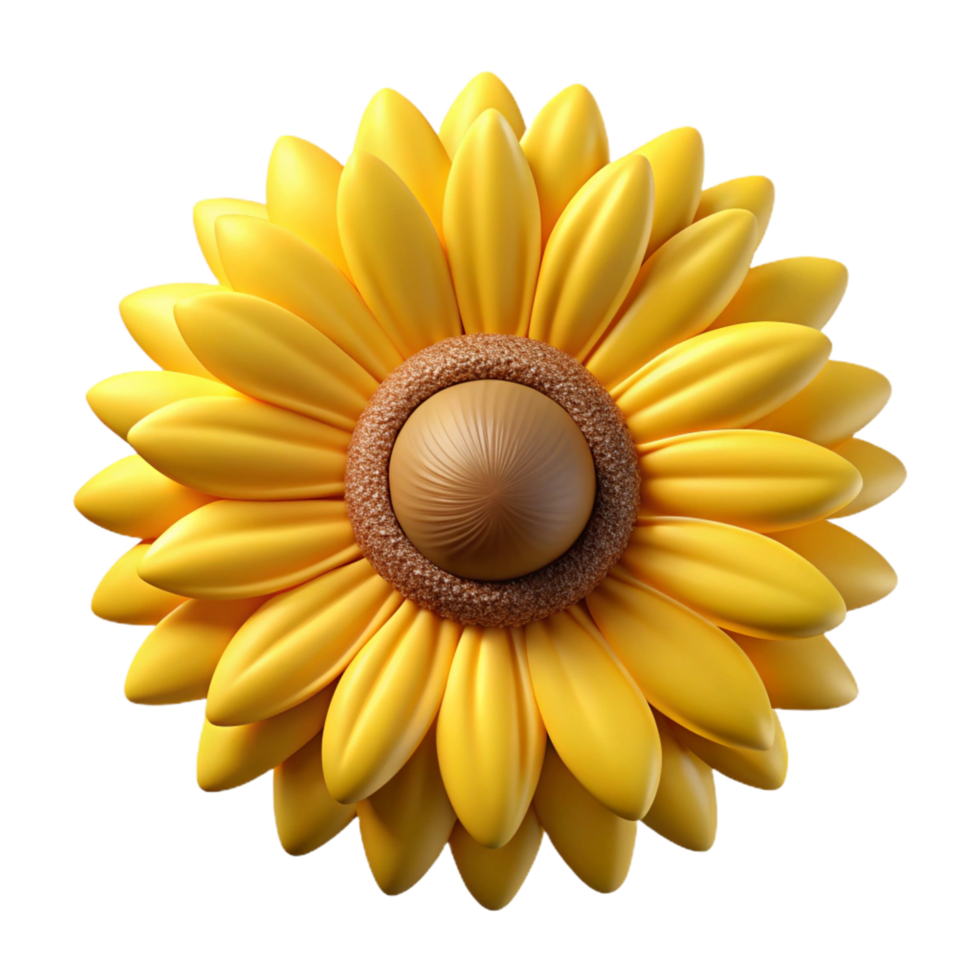extraordinary rustic Close-up of a sunflower's center 4K png