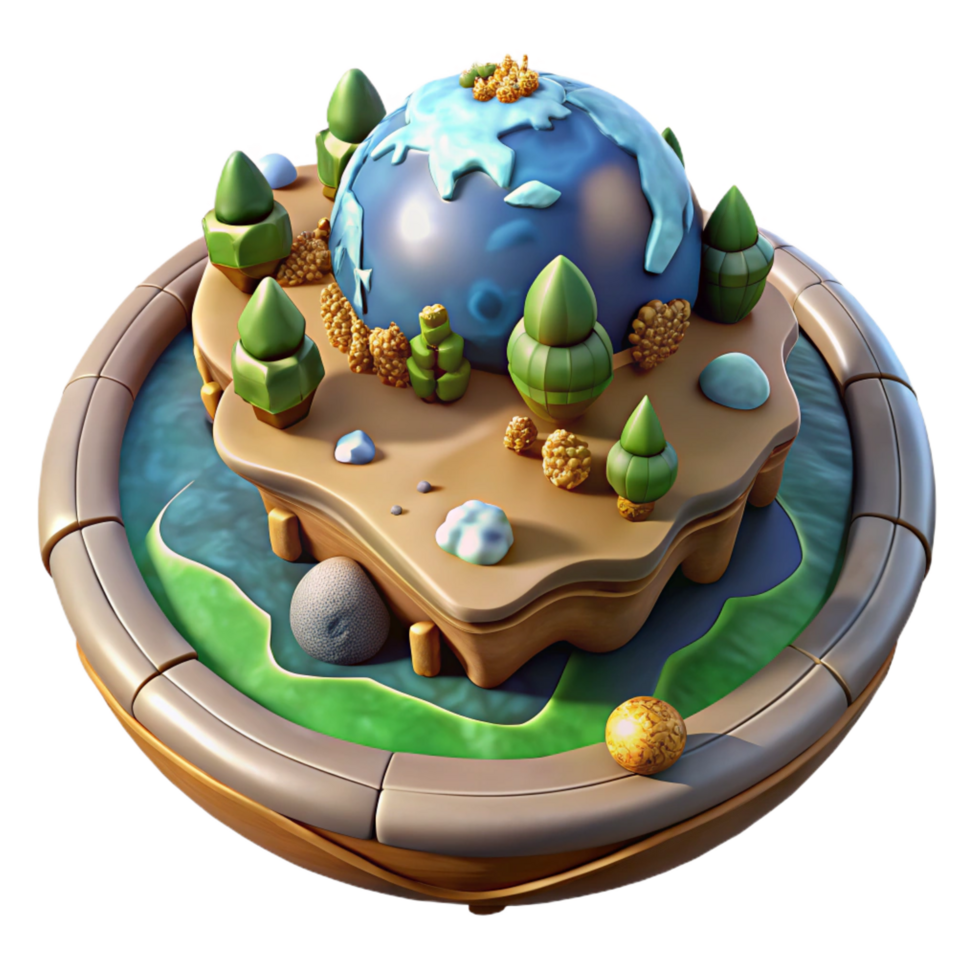 extraordinary minimalist A single, highly detailed illustration of an ancient map showing a fantasy world, 4K png