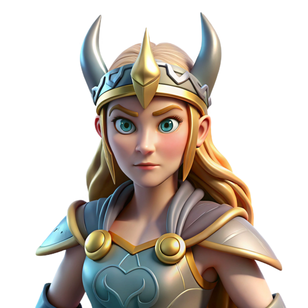 stunning modern Valkyrie, warrior maiden, Norse mythology, detailed png