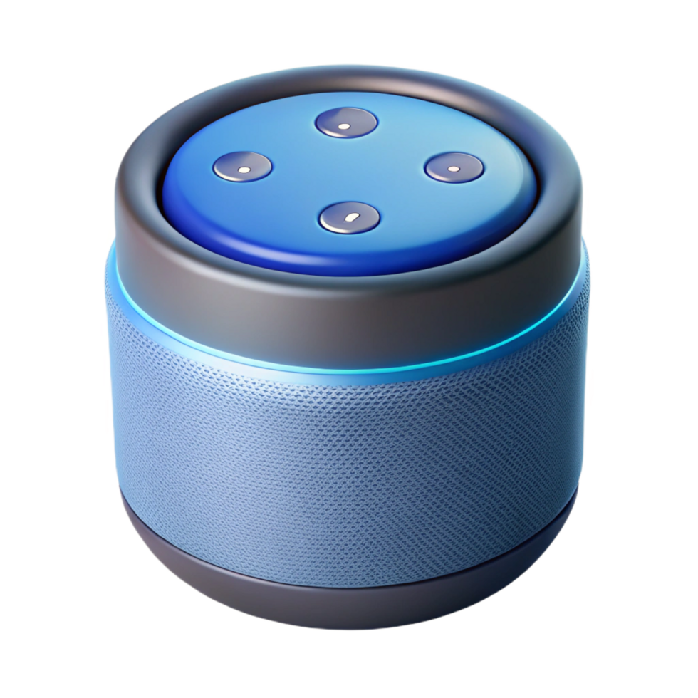 magnificent creative Smart speaker with voice assistant genuine png