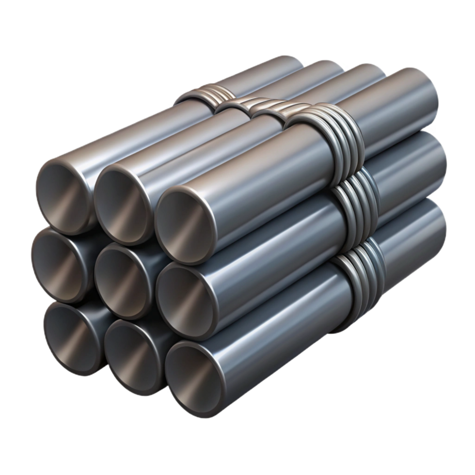extraordinary vintage Bundle of steel rebar professional png