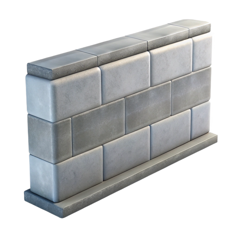 extraordinary traditional Section of concrete wall detailed png