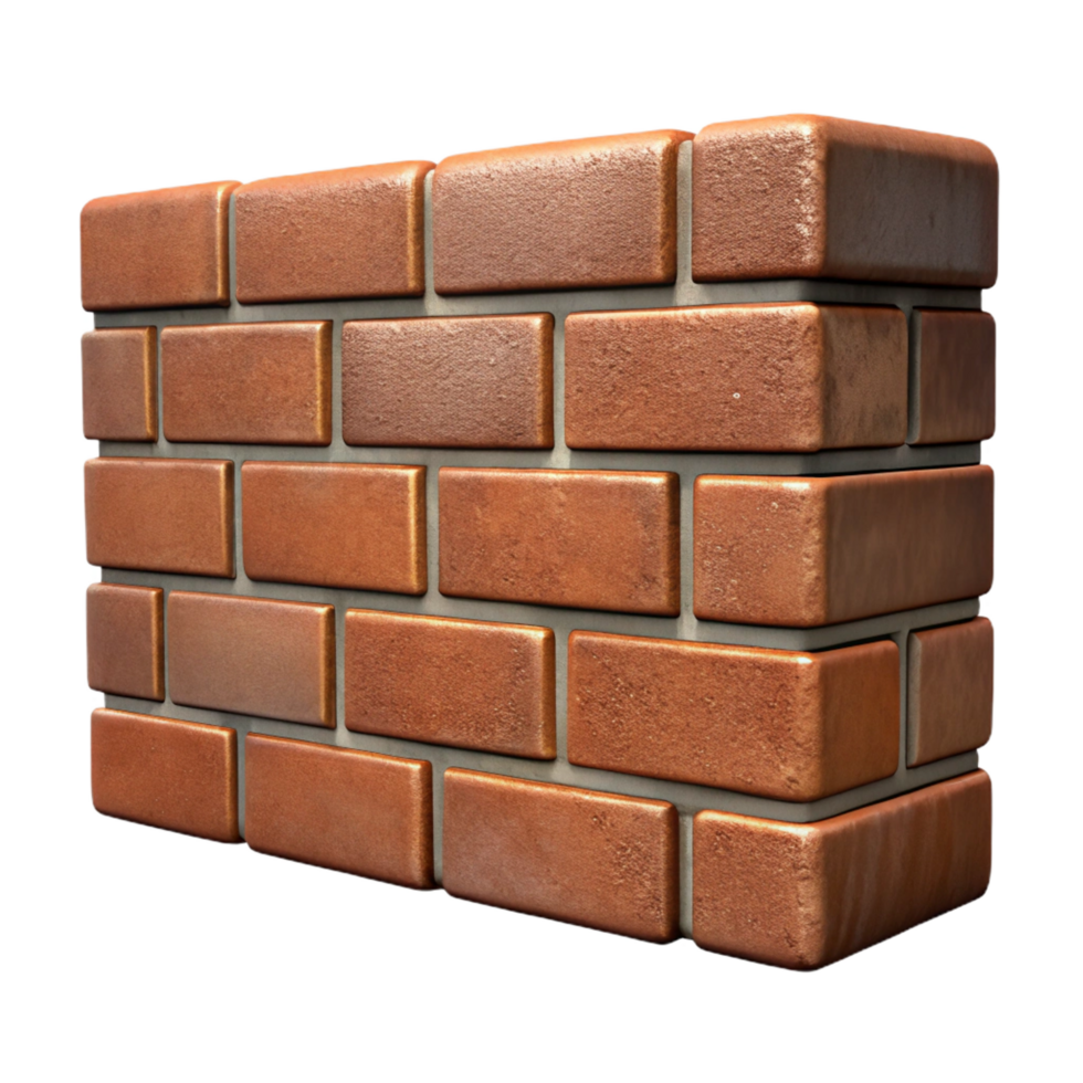 serene rustic Brick wall, aged, textured, authentic png