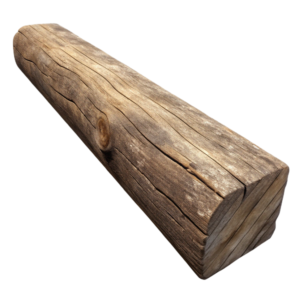 impressive abstract Wooden beam, rustic, weathered, professional png