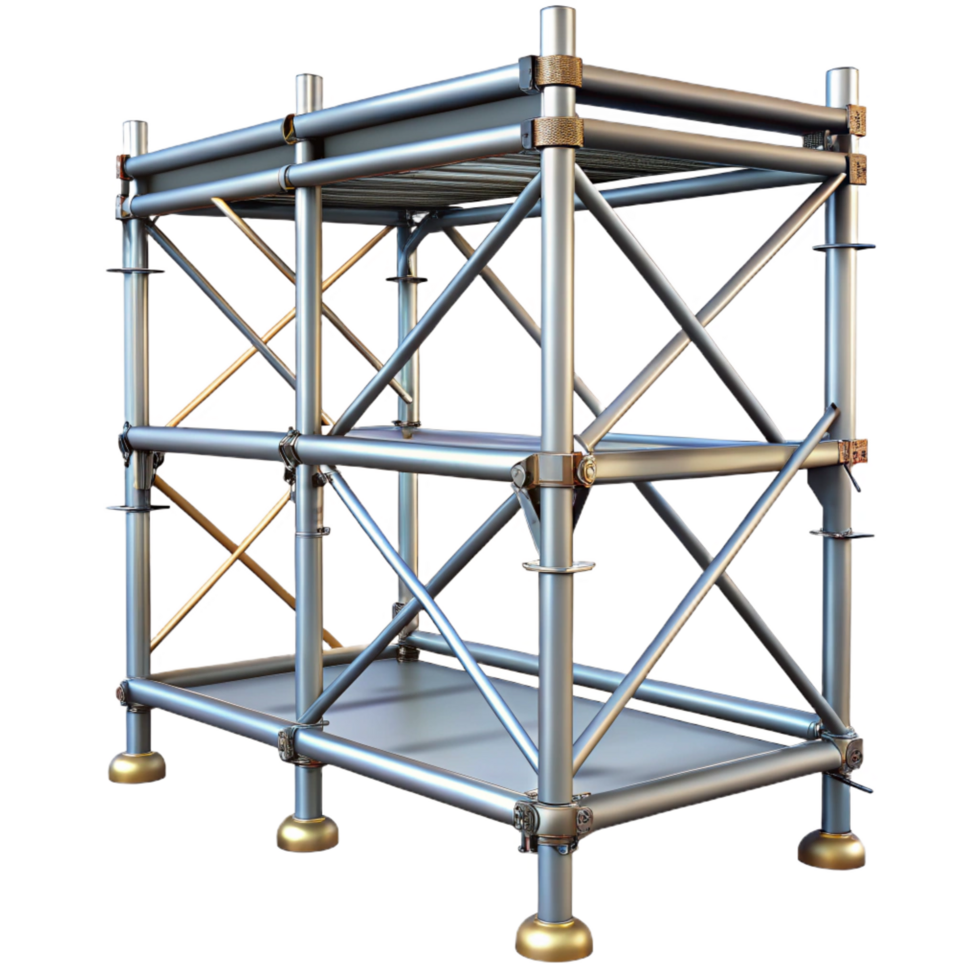 impressive modern Scaffolding, metal, construction, premium png